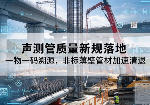 叶县声测管质量新规落地，一物一码溯源，非标薄壁管材加速清退