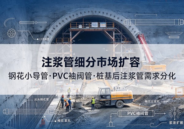 叶县注浆管细分市场扩容，隧道钢花小导管、PVC 袖阀管、桩基后注浆管需求分化