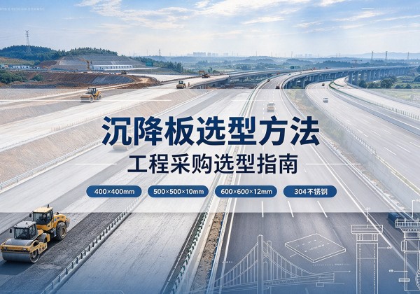 叶县沉降板选择方法
